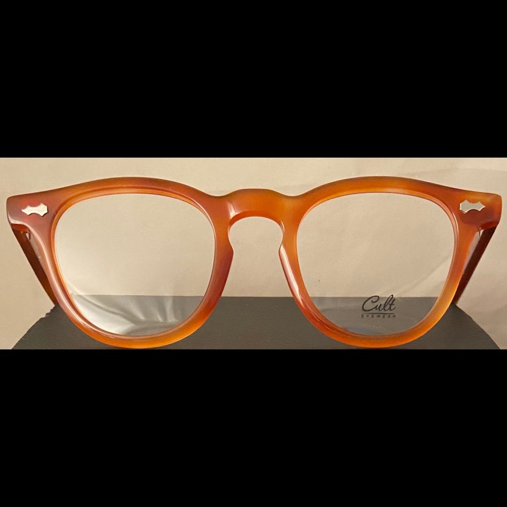 Cult Eyewear Fairmount 43 Honey Amber Glasses